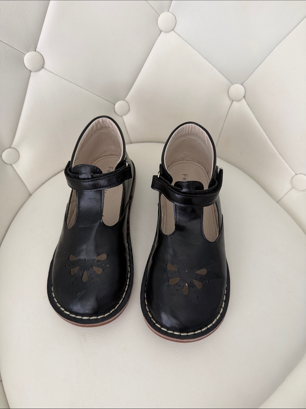 Felix & Flora Kids Black Mary Jane Uniform Shoes with T-Strap Girls 13 - Picture 4 of 10